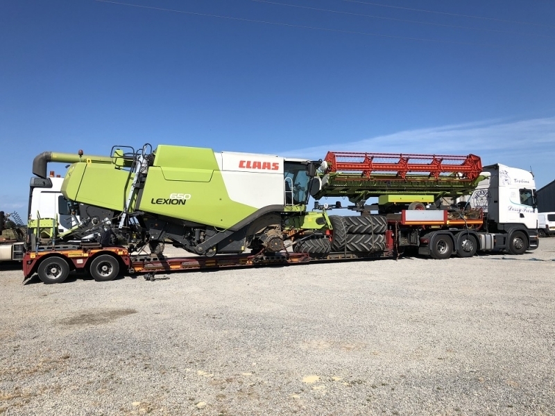 MB CLAAS LEXION 650 Départ dans le Nord