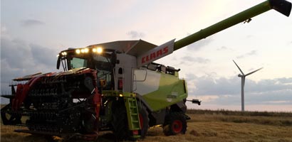 Travaux agricoles : tracteur